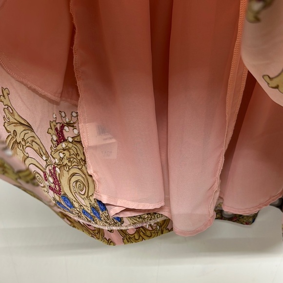 Joe Fresh Pink Tan Fit and Flare Cocktail Dress - Picture 4 of 11